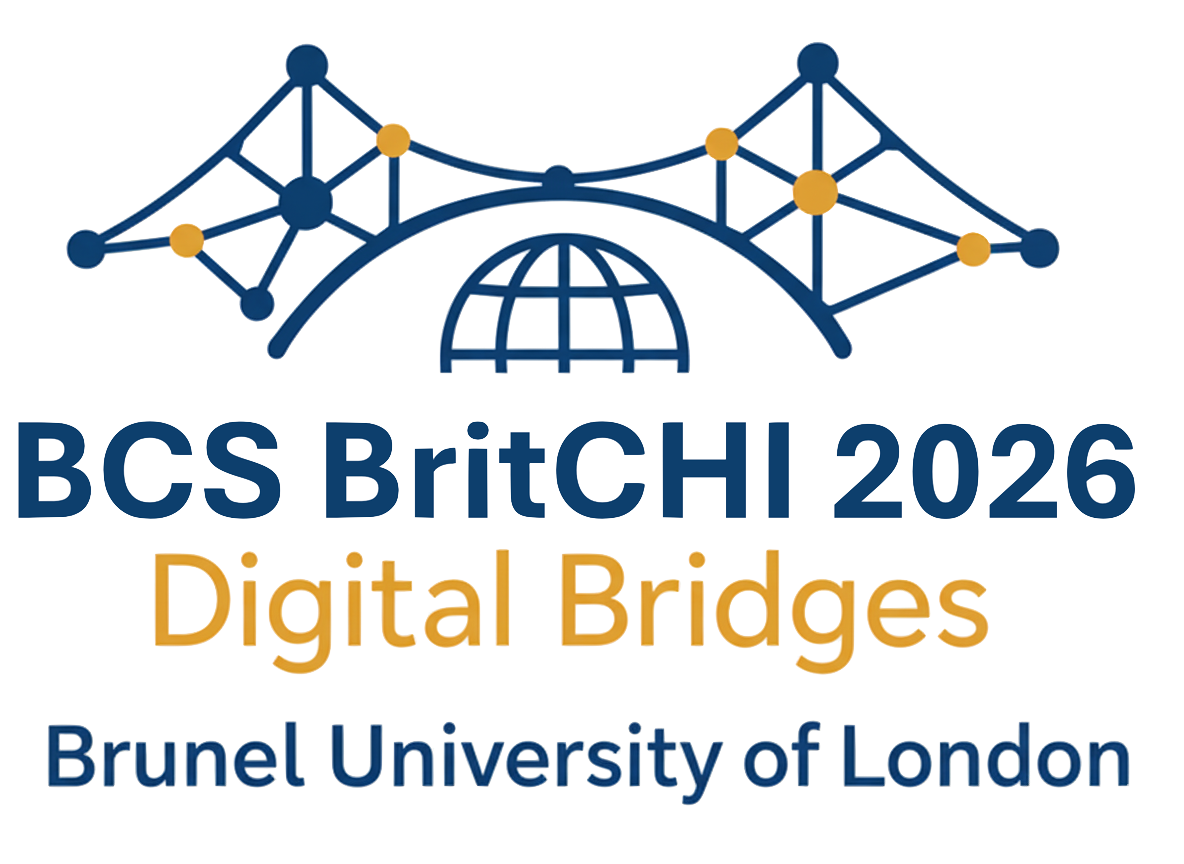 BCS HCI 2026 conference logo of digital bridges